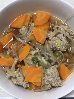生姜たっぷり♡肉団子のあったかスープ-レシピのメイン写真