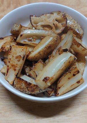 蓮根のペペロンチーノ-レシピのメイン写真