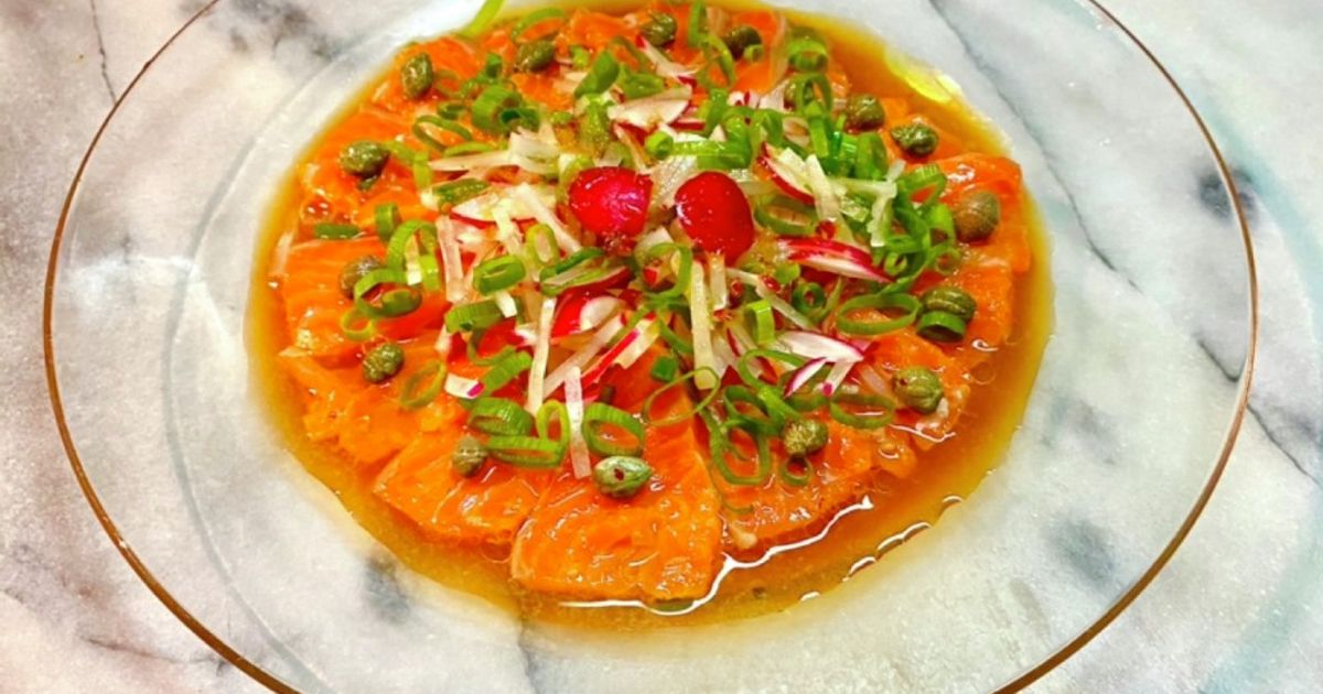 ガバッチョ No2725サーモンカルパッチョ by KitchenGP 【クックパッド】 簡単