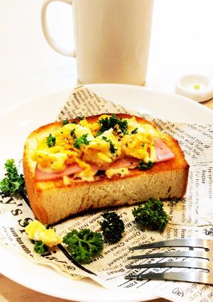 喫茶店でむかーし食べた風なパン♡-レシピのメイン写真