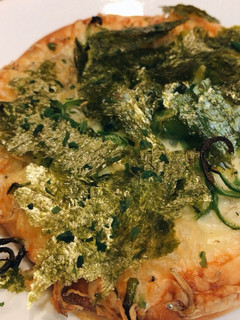 ソースなし!ちりめんと海苔のピザ-レシピのメイン写真