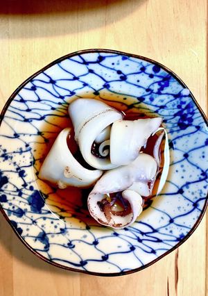 秒で完成！アオリイカえんぺらの出汁湯引き-レシピのメイン写真