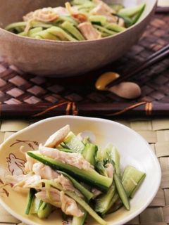 きゅうりとささみのさっぱり酢の物-レシピのメイン写真