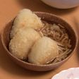 カリカリおむすびの茸あんかけ