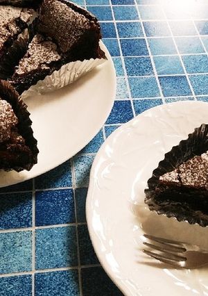 板チョコ2枚で作る♡ガトーショコラ-レシピのメイン写真