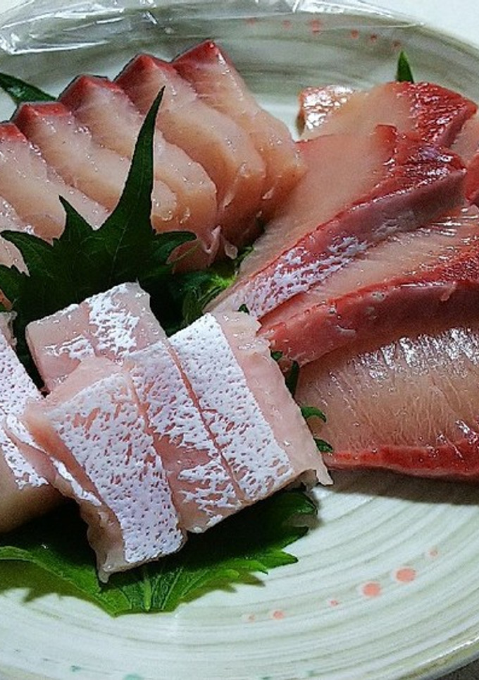 ぶりのお刺身「3種食べ比べ」-レシピのメイン写真