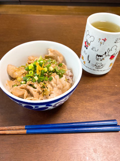 1人ランチにも♪ゆず塩豚丼-レシピのメイン写真