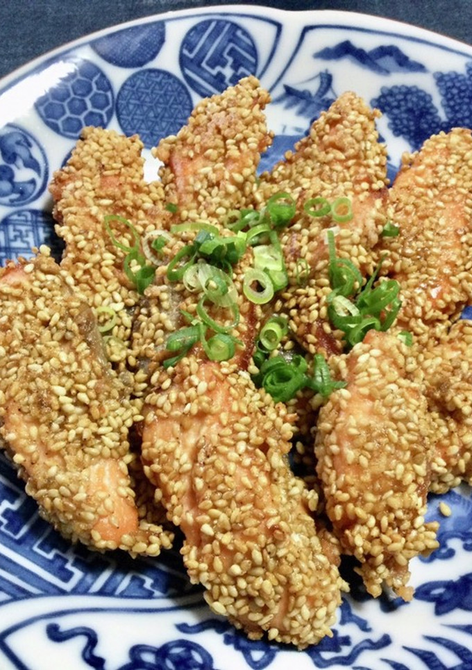 鮭のごま揚げ焼き-レシピのメイン写真