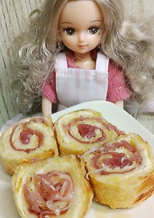 リカちゃん♡生ハム油揚げ巻き巻き(前菜)-レシピのメイン写真