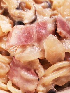 簡単!ヘルシー!豆乳でクリームパスタ-レシピのメイン写真