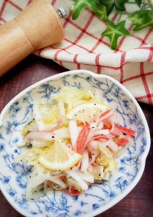 塩揉み白菜とレモンのさっぱりサラダ-レシピのメイン写真