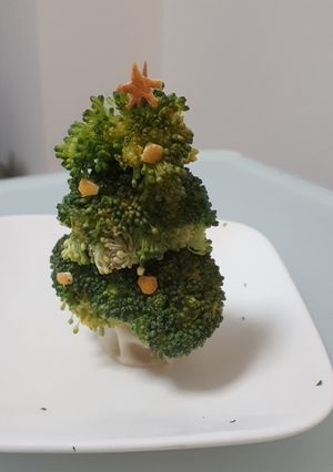 ブロッコリーの簡単クリスマスツリー-レシピのメイン写真