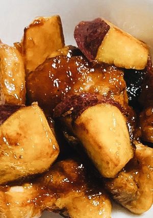 鶏もも肉とさつまいもの甘辛中華炒め-レシピのメイン写真