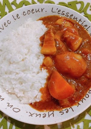 ★☆圧力鍋で1分！ポークカレーライス☆★-レシピのメイン写真