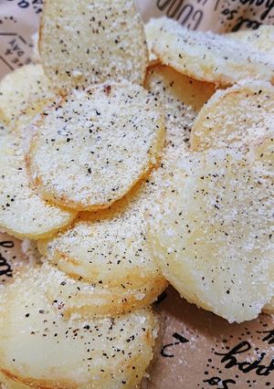 レンジで時短♪粉チーズふりふりポテト-レシピのメイン写真