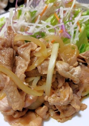 簡単!ポン酢の生姜焼き-レシピのメイン写真