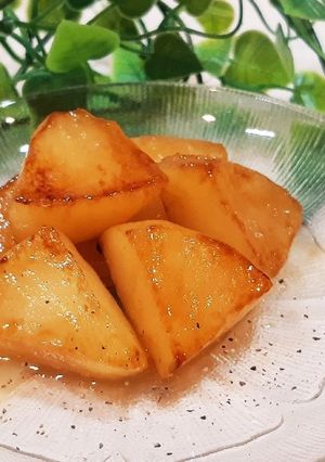 バター香るりんごのコンポート-レシピのメイン写真