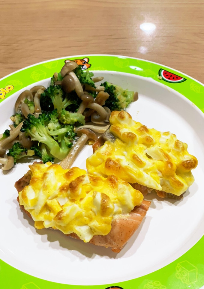 鮭のマヨ卵焼き-レシピのメイン写真
