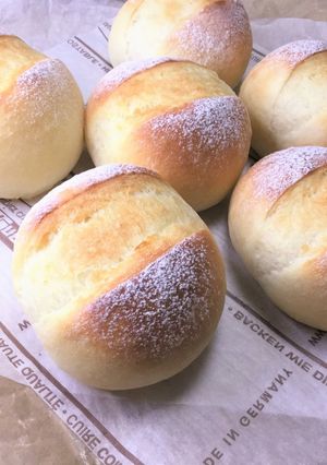 ポリ袋deふわふわもっちり食事パン♪-レシピのメイン写真