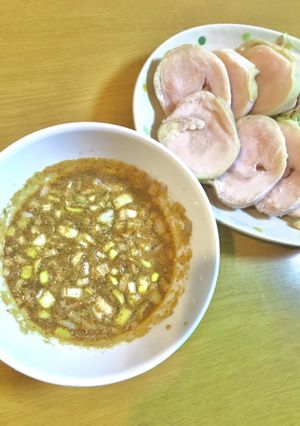 簡単☆うちの鶏ハムネギだれ-レシピのメイン写真