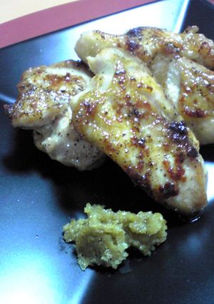 鶏肉シンプル焼き☆柚子胡椒添え-レシピのメイン写真