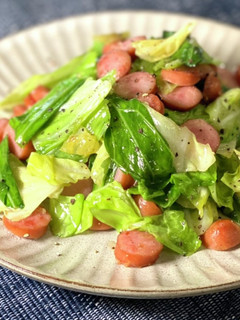 ソーセージとキャベツの炒め物-レシピのメイン写真