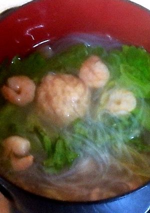 朝食｜春雨スープ-レシピのメイン写真