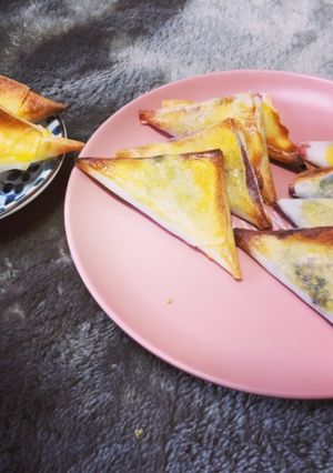 春巻きの皮de三角ジャムパイ-レシピのメイン写真