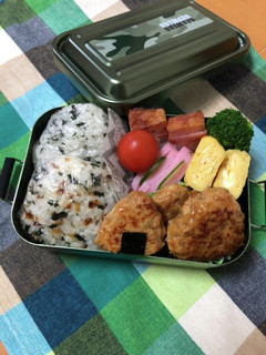 男子中学生弁当★ おにぎり弁当 12.6-レシピのメイン写真