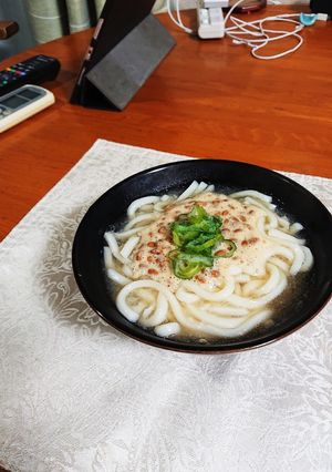 おろし納豆うどん-レシピのメイン写真
