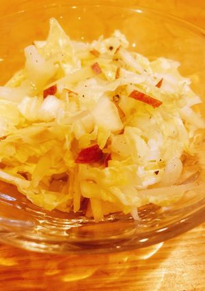 白菜とりんごのシャキシャキサラダ-レシピのメイン写真