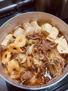 すき焼きのたれ☆一手間で美味しい肉豆腐-レシピのメイン写真