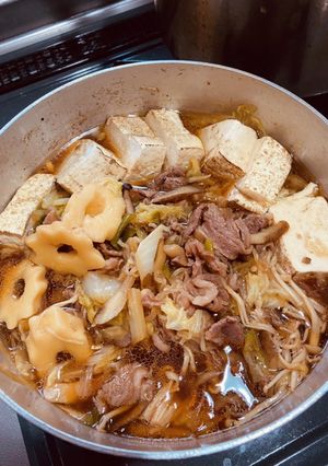 すき焼きのたれ☆一手間で美味しい肉豆腐-レシピのメイン写真
