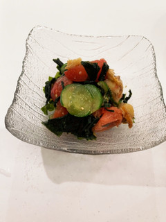 ワカメとホタテごま油風味-レシピのメイン写真