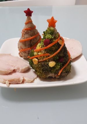 形の綺麗なクリスマスツリー（和食も可）-レシピのメイン写真