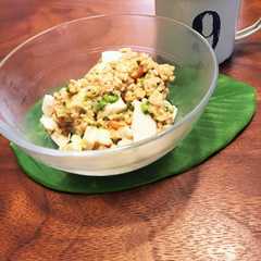 รูปของ 納豆のネバカリっ♫とサラダ