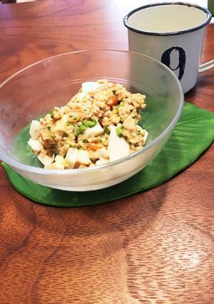 納豆のネバカリっ♫とサラダ-レシピのメイン写真