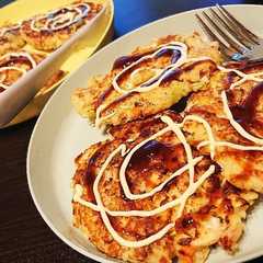 รูปของ 【粉無し】高野豆腐でヘルシーお好み焼き!