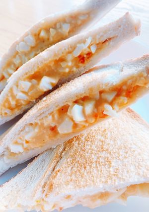 タマゴたっぷり！ホットサンド☆-レシピのメイン写真