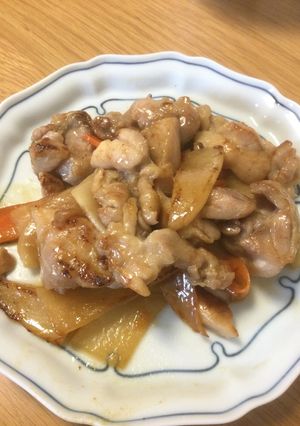 簡単！時短！鳥もも肉と大根の味噌炒め-レシピのメイン写真