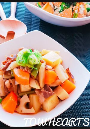 牛肉と根菜の韓国風煮-レシピのメイン写真