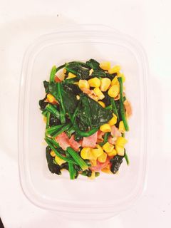ほうれん草のバター醤油炒め-レシピのメイン写真