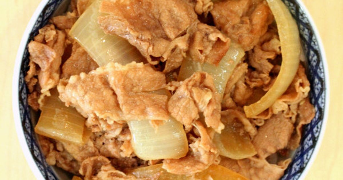 吉野家の牛丼を完全舌コピー by 順のダンナ 【クックパッド