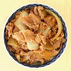 รูปของ 吉野家の牛丼を完全舌コピー