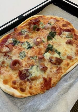 クリスピー　ピザ-レシピのメイン写真