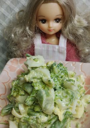 リカちゃん♡ブロッコリー甘たまごサラダ-レシピのメイン写真