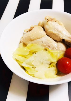 炊飯器で手羽元と大根キャベツの簡単煮込み-レシピのメイン写真