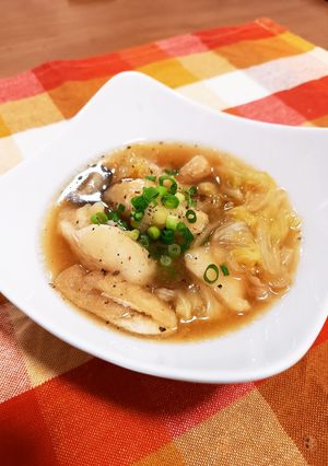 水晶鶏の鍋 (鳥むね肉)-レシピのメイン写真