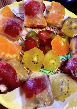 餡子とクリームチーズのフルーツ生春巻き★-レシピのメイン写真
