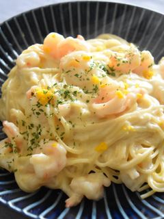 エビと柚子のクリームパスタ-レシピのメイン写真